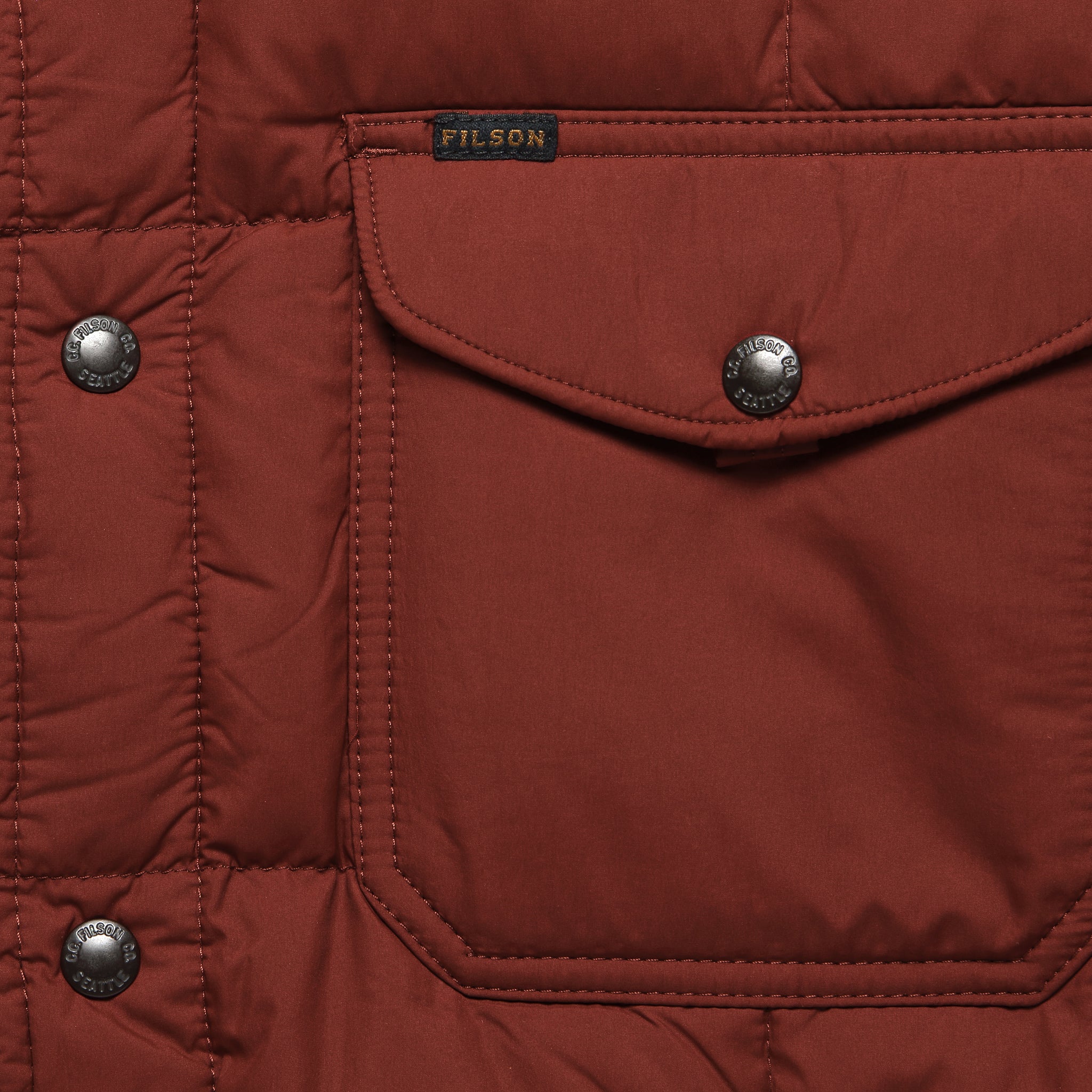 
                          Lightweight Down Jac Shirt - Madder Red - Filson - STAG Provisions - Outerwear - Coat / Jacket
                        