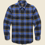 Vintage Flannel Workshirt - Cobalt/Black - Filson - STAG Provisions - Tops - L/S Woven - Plaid