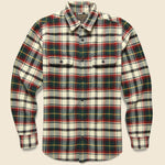 Vintage Flannel Workshirt - Red/Green/Tan - Filson - STAG Provisions - Tops - L/S Woven - Plaid