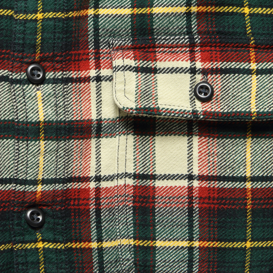 Vintage Flannel Workshirt - Red/Green/Tan - Filson - STAG Provisions - Tops - L/S Woven - Plaid