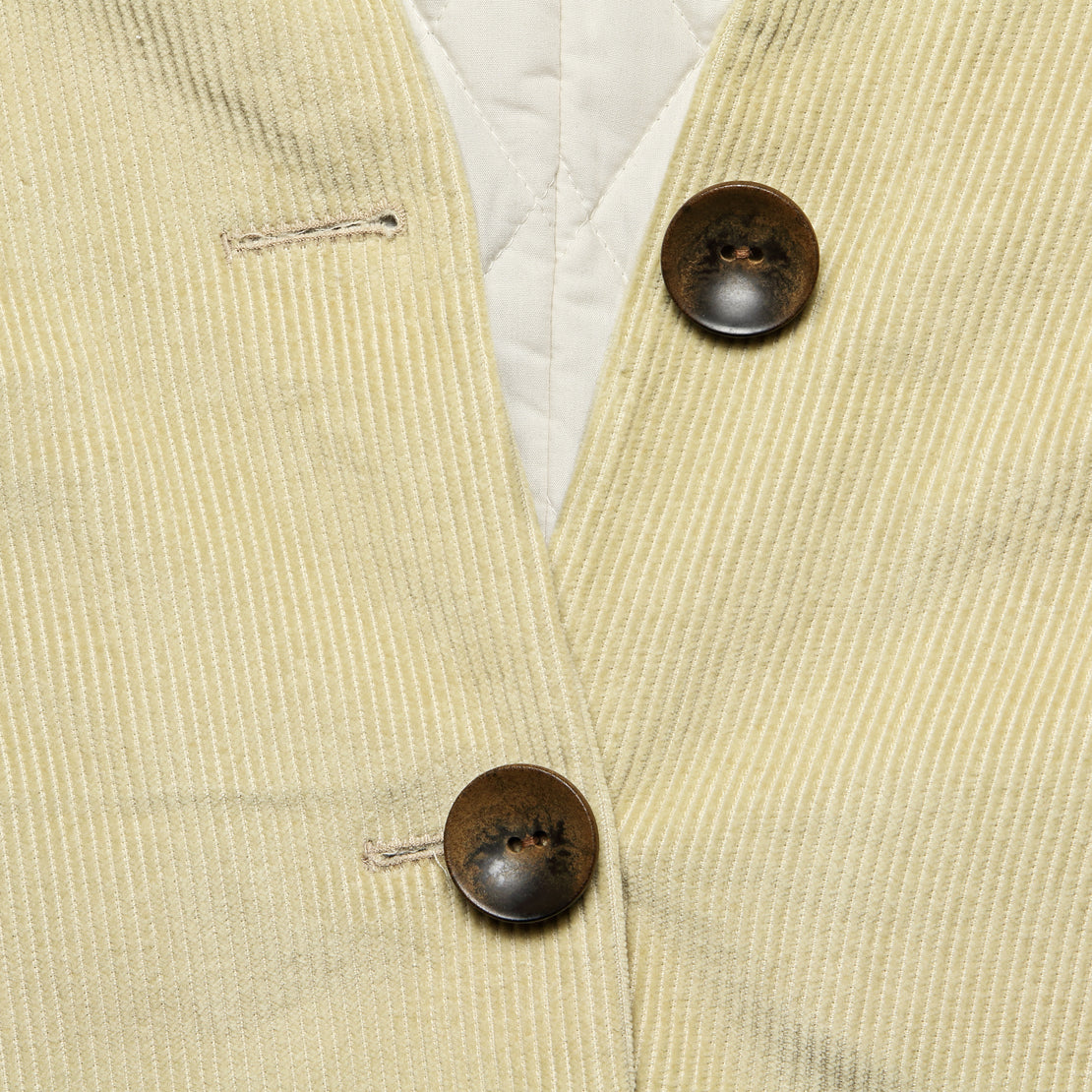 Isabella Padded Corduroy Coat - Light Beige - Filosofia - STAG Provisions - W - Outerwear - Coat/Jacket