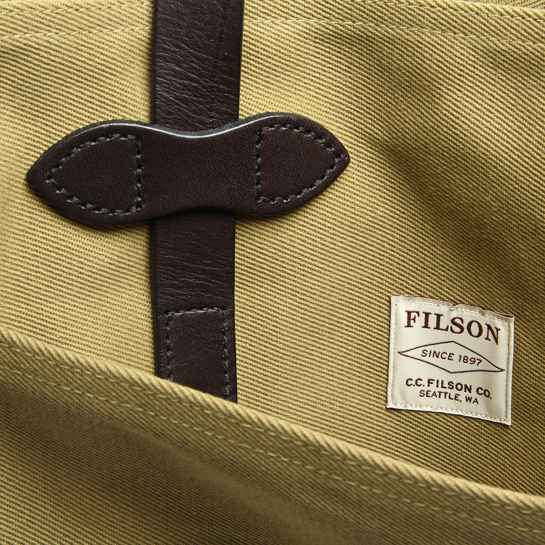 Rugged Twill Tote Bag - Tan - Filson - STAG Provisions - W - Accessories - Bag