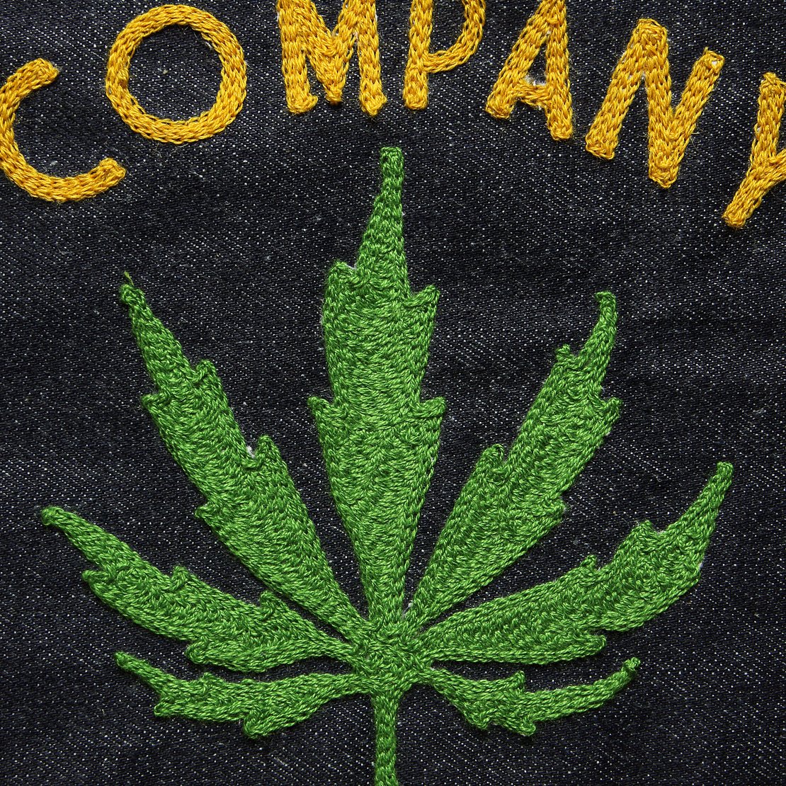 Custom Direct Stitch Embroidery - Weed Leaf - Fort Lonesome - STAG Provisions - Accessories - Patches