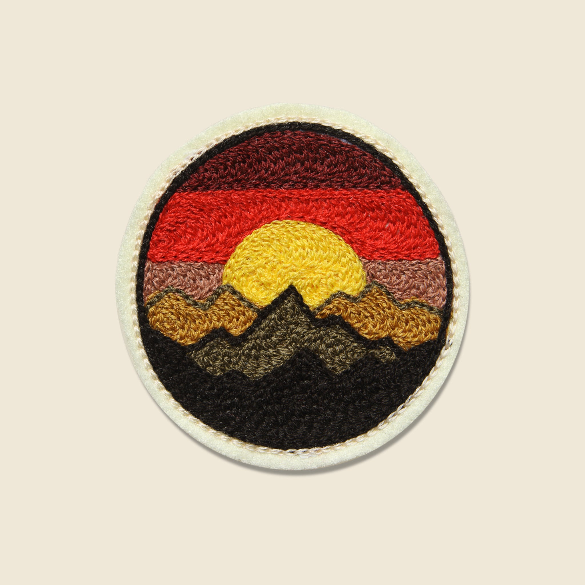 Patch - Mountain Sunset - Fort Lonesome - STAG Provisions - Accessories - Patches