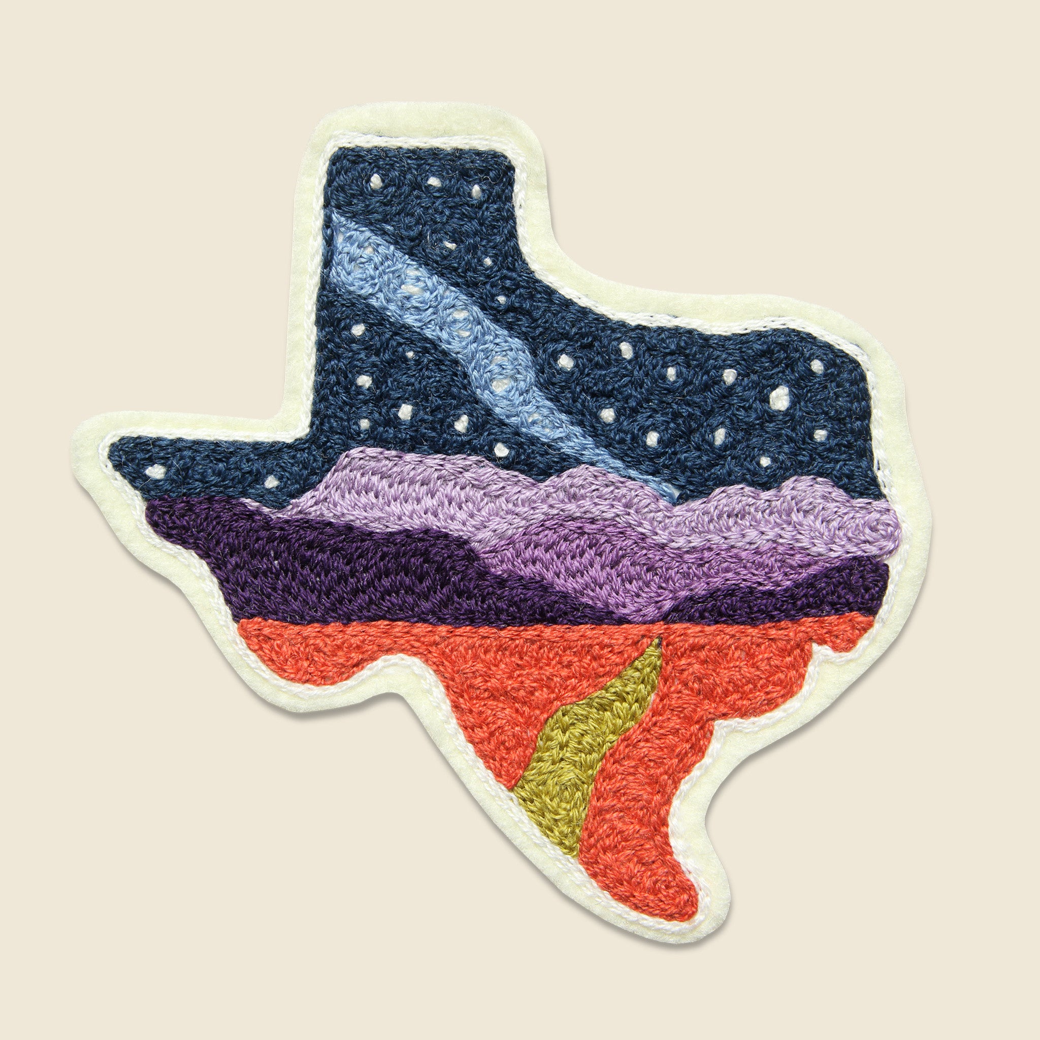 Patch - Texas State Skyline - Fort Lonesome - STAG Provisions - Accessories - Patches