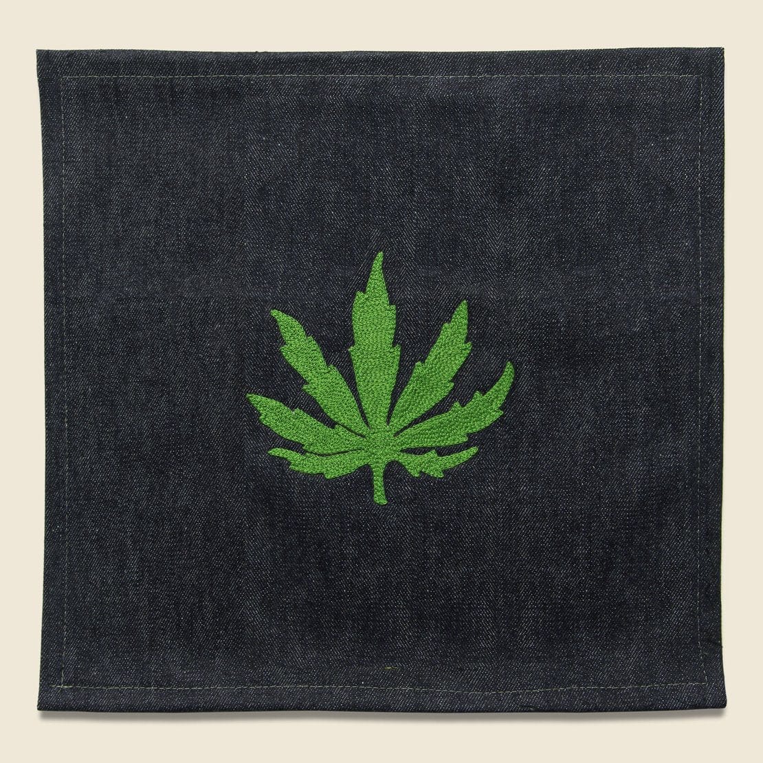 Small Direct Stitch Embroidery - Weed Leaf - Fort Lonesome - STAG Provisions - Accessories - Patches