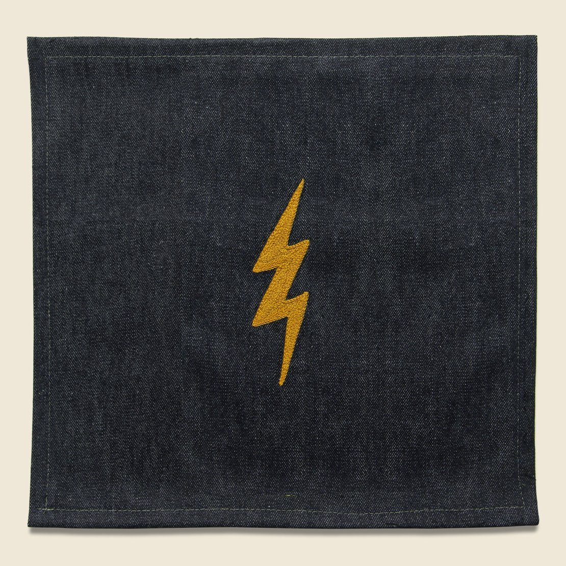 Fort Lonesome Small Direct Stitch Embroidery - Lightning Bolt