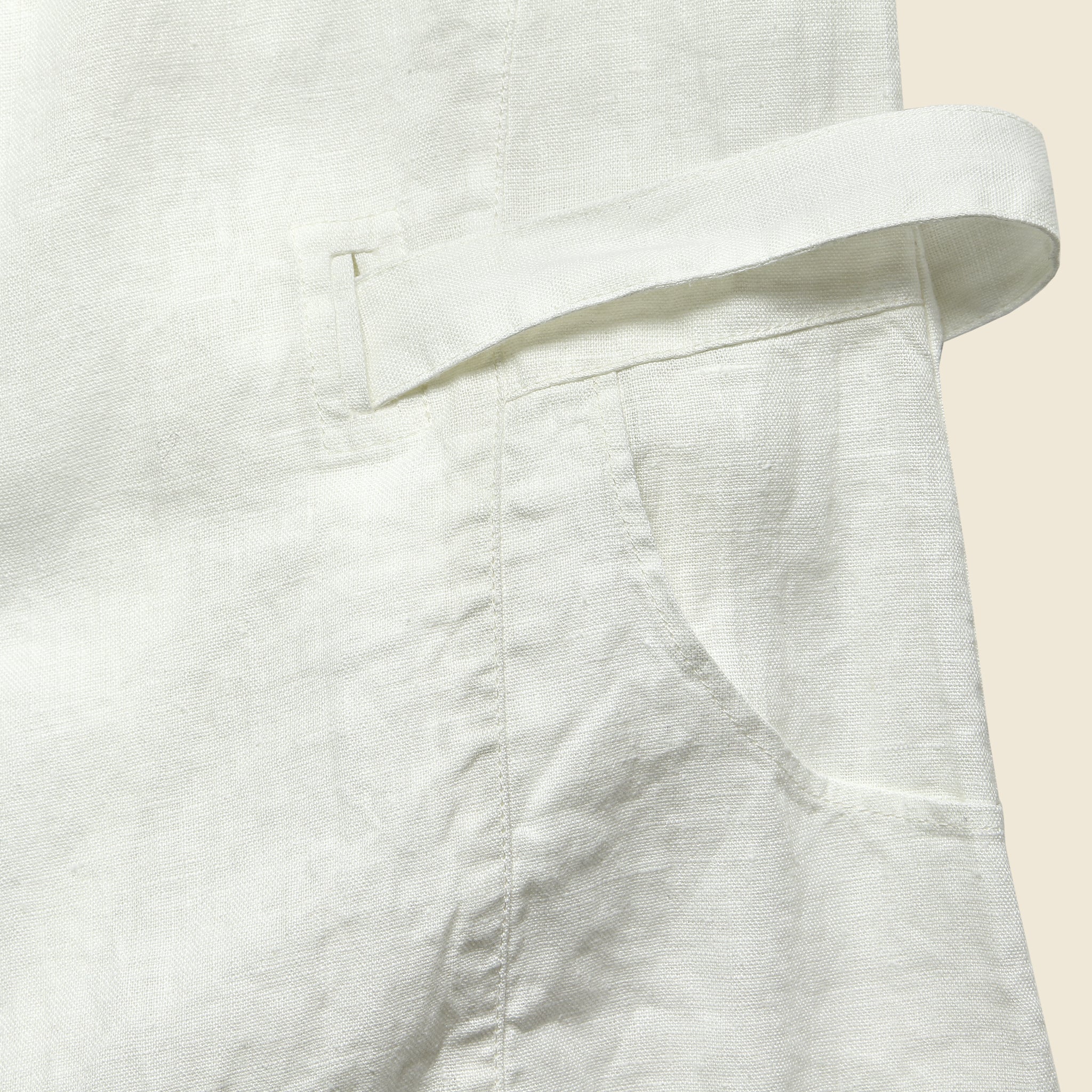 
                          Linen Salon Dress - White - Fog Linen - STAG Provisions - W - Onepiece - Dress
                        