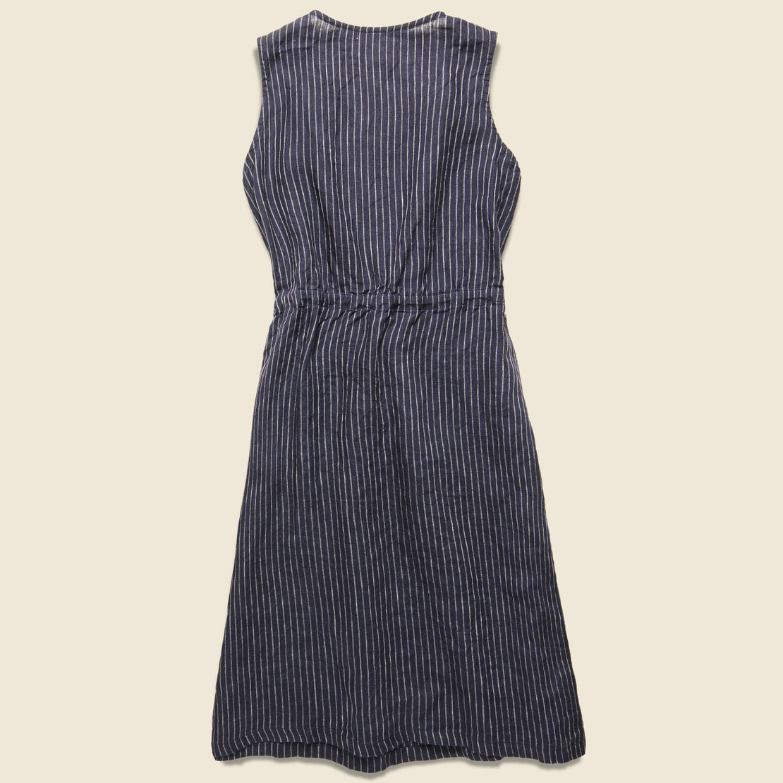 Carola Sleeveless Dress - Pinstripe - Fog Linen - STAG Provisions - W - ONEPIECE - DRESS