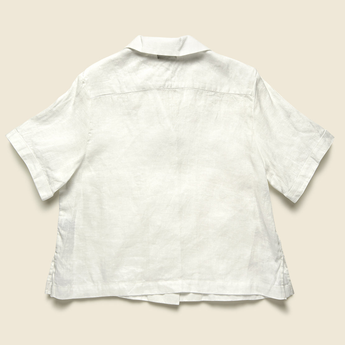 Front Pocket Shirt - White - Fog Linen - STAG Provisions - W - Tops - S/S Woven