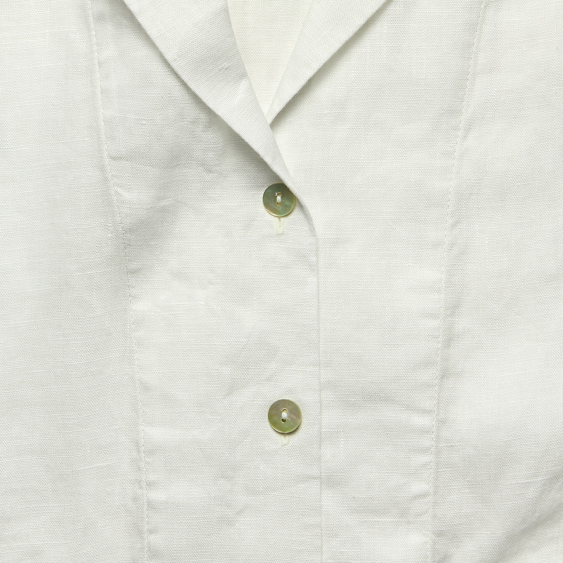 Front Pocket Shirt - White - Fog Linen - STAG Provisions - W - Tops - S/S Woven