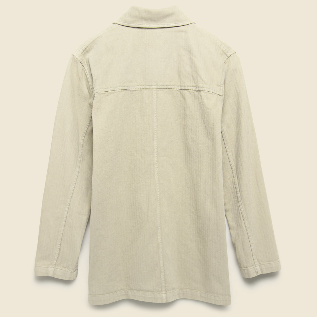 Work Jacket - Khaki Herringbone - First Rite - STAG Provisions - W - Outerwear - Coat/Jacket