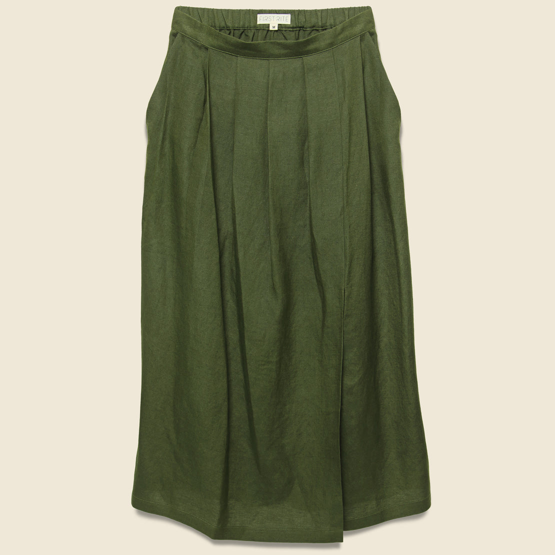 First Rite Pleated Skirt - Moss