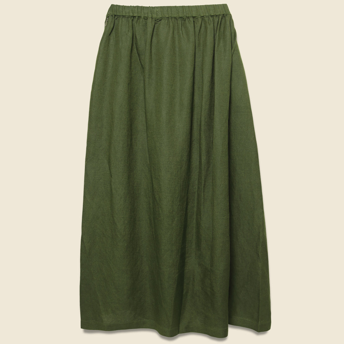 Pleated Skirt - Moss