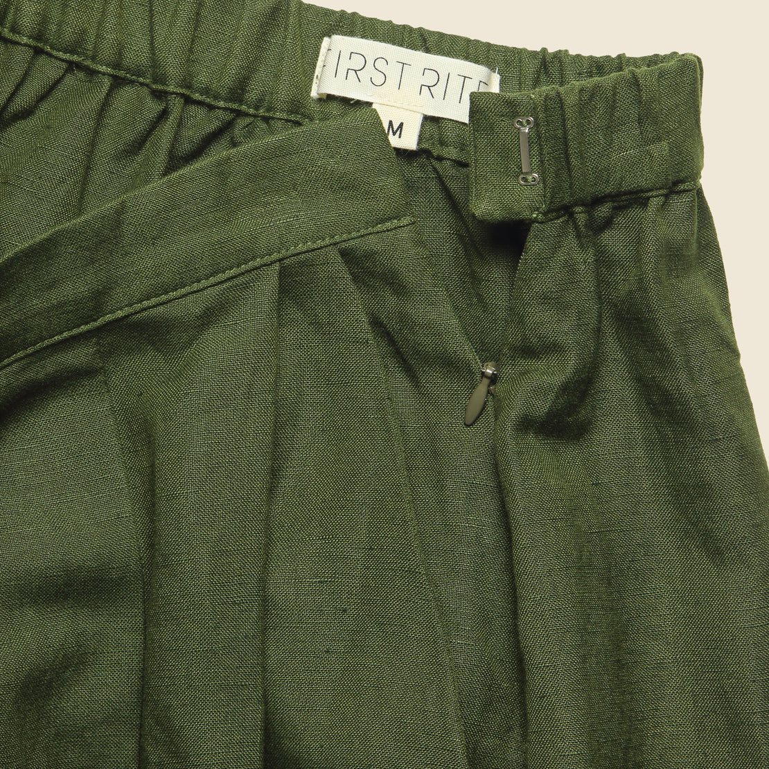 Pleated Skirt - Moss - First Rite - STAG Provisions - W - Onepiece - Skirt