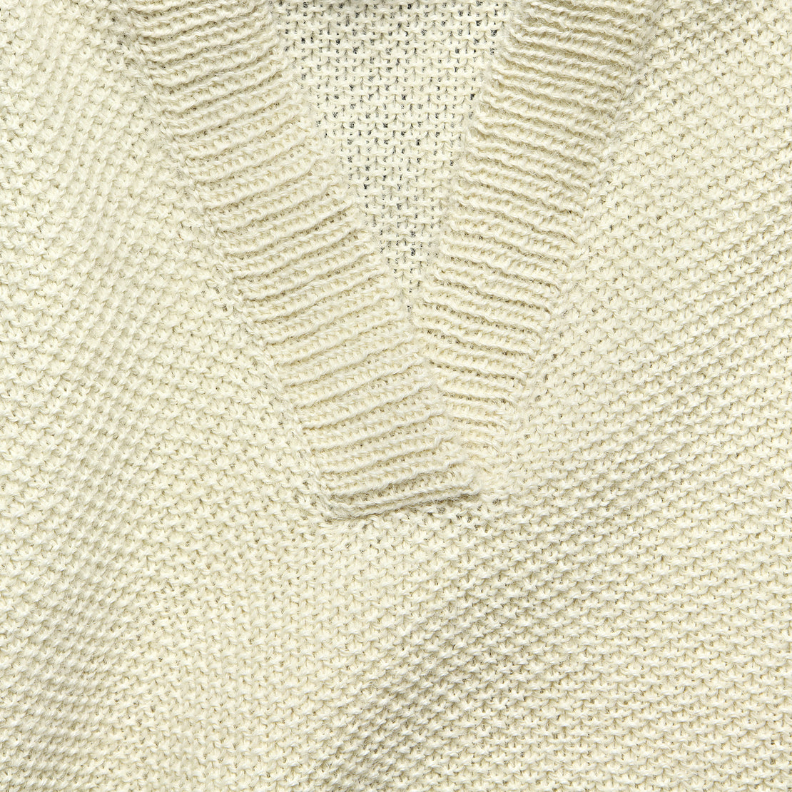 Seed Stitch Henley - Natural