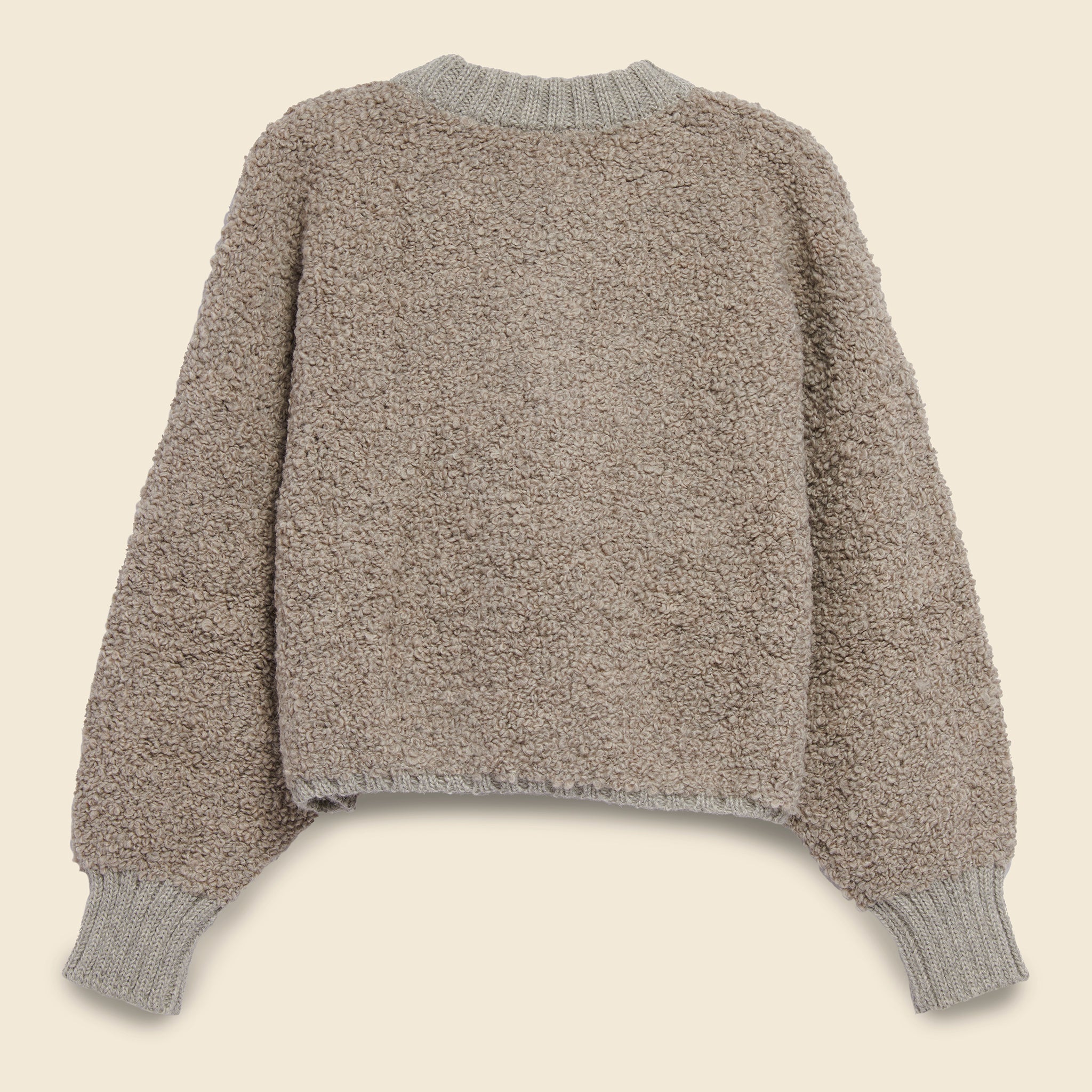 
                          Bulky Crop Crew Sweater - Ash - First Rite - STAG Provisions - W - Tops - Sweater
                        