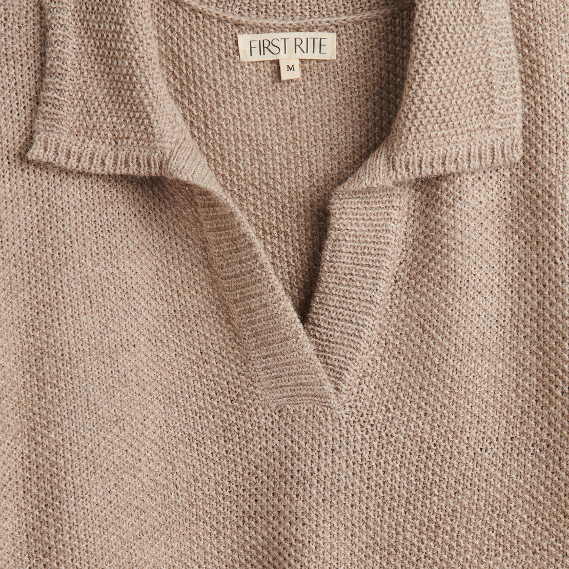 Dolman Henley Sweater - Oatmeal - First Rite - STAG Provisions - W - Tops - Sweater