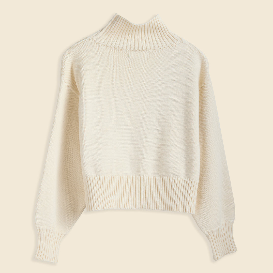 Crop Turtleneck - Ivory - First Rite - STAG Provisions - W - Tops - Sweater