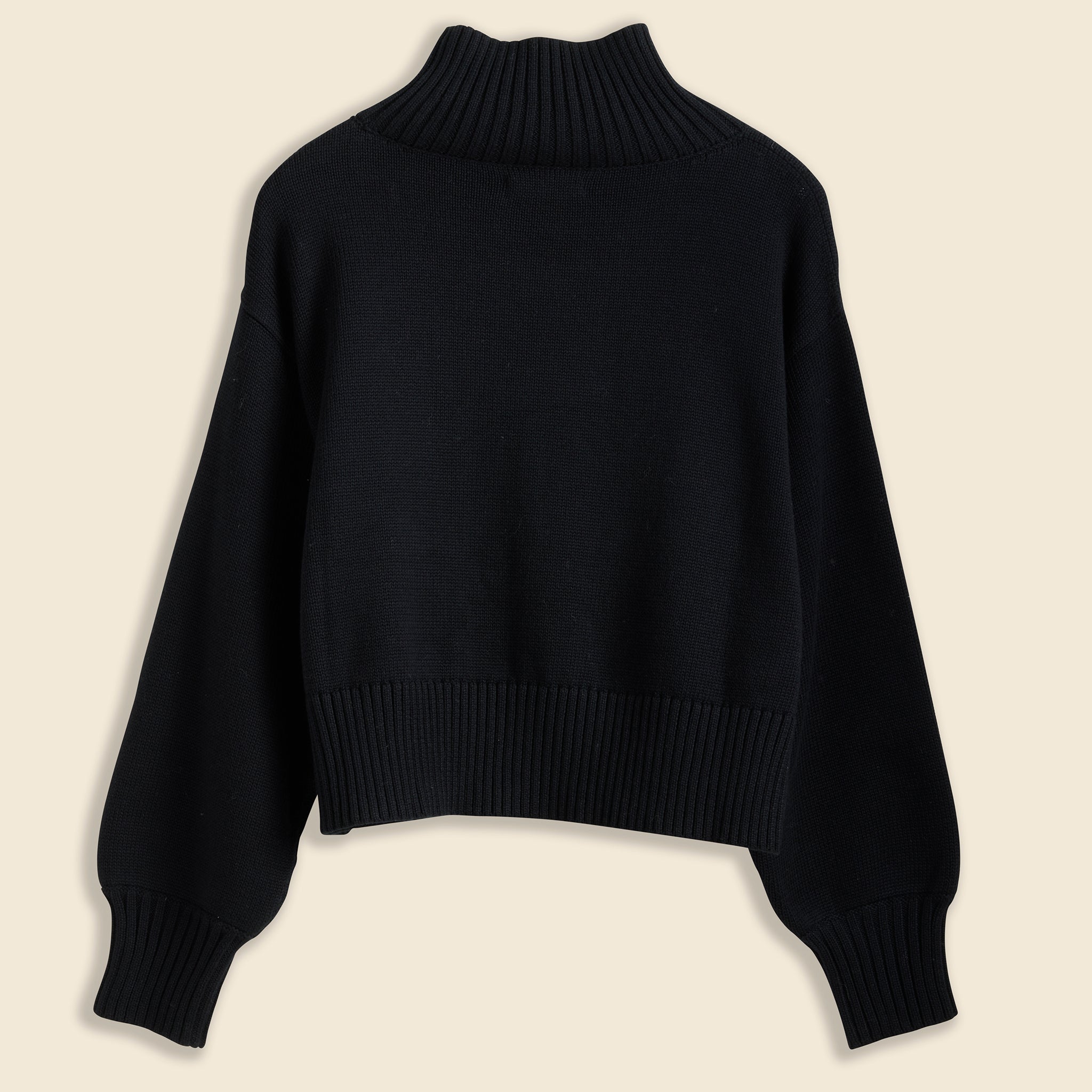 
                          Crop Turtleneck - Black - First Rite - STAG Provisions - W - Tops - Sweater
                        