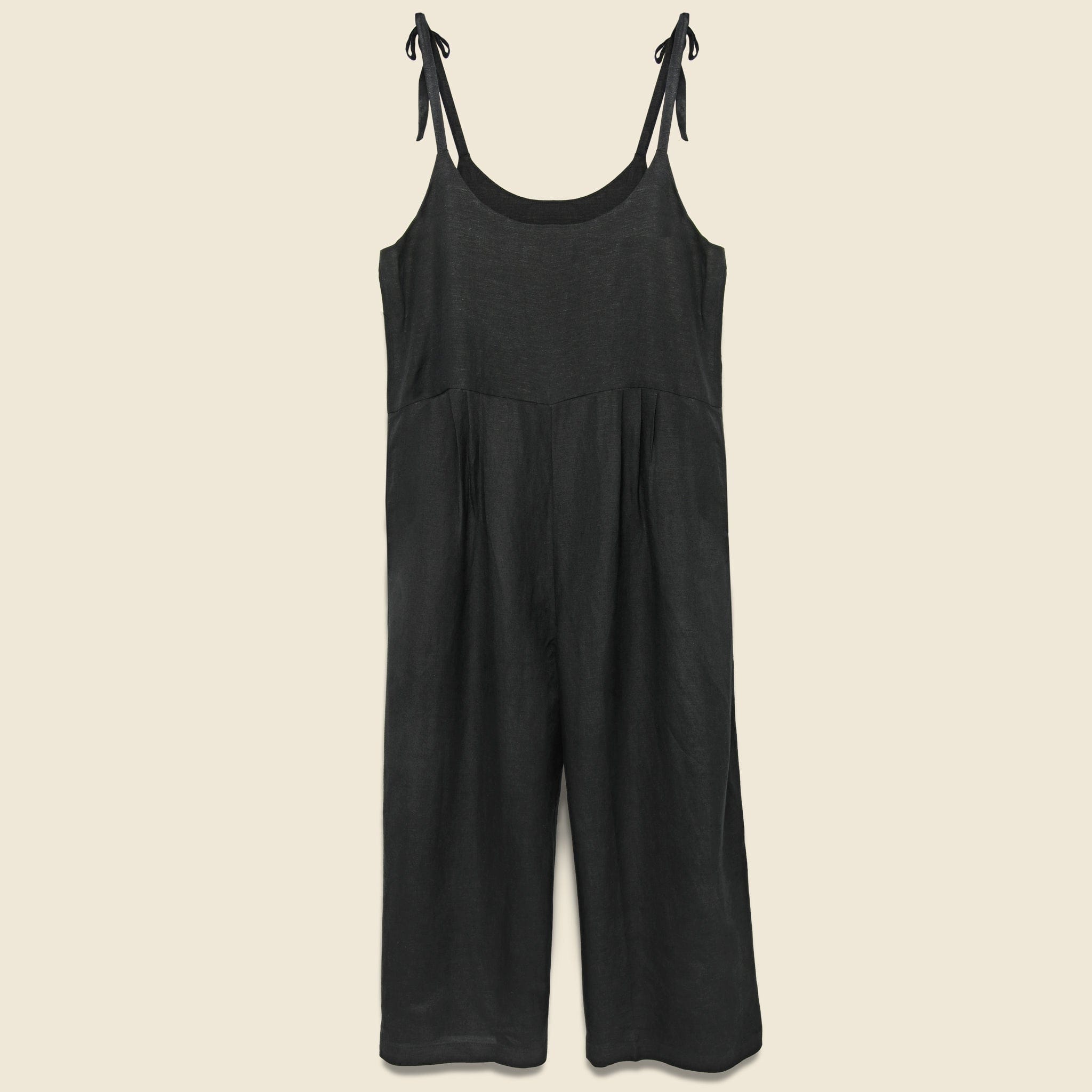 
                          Tie Pant Suit - Black - First Rite - STAG Provisions - W - Onepiece - Jumpsuit
                        