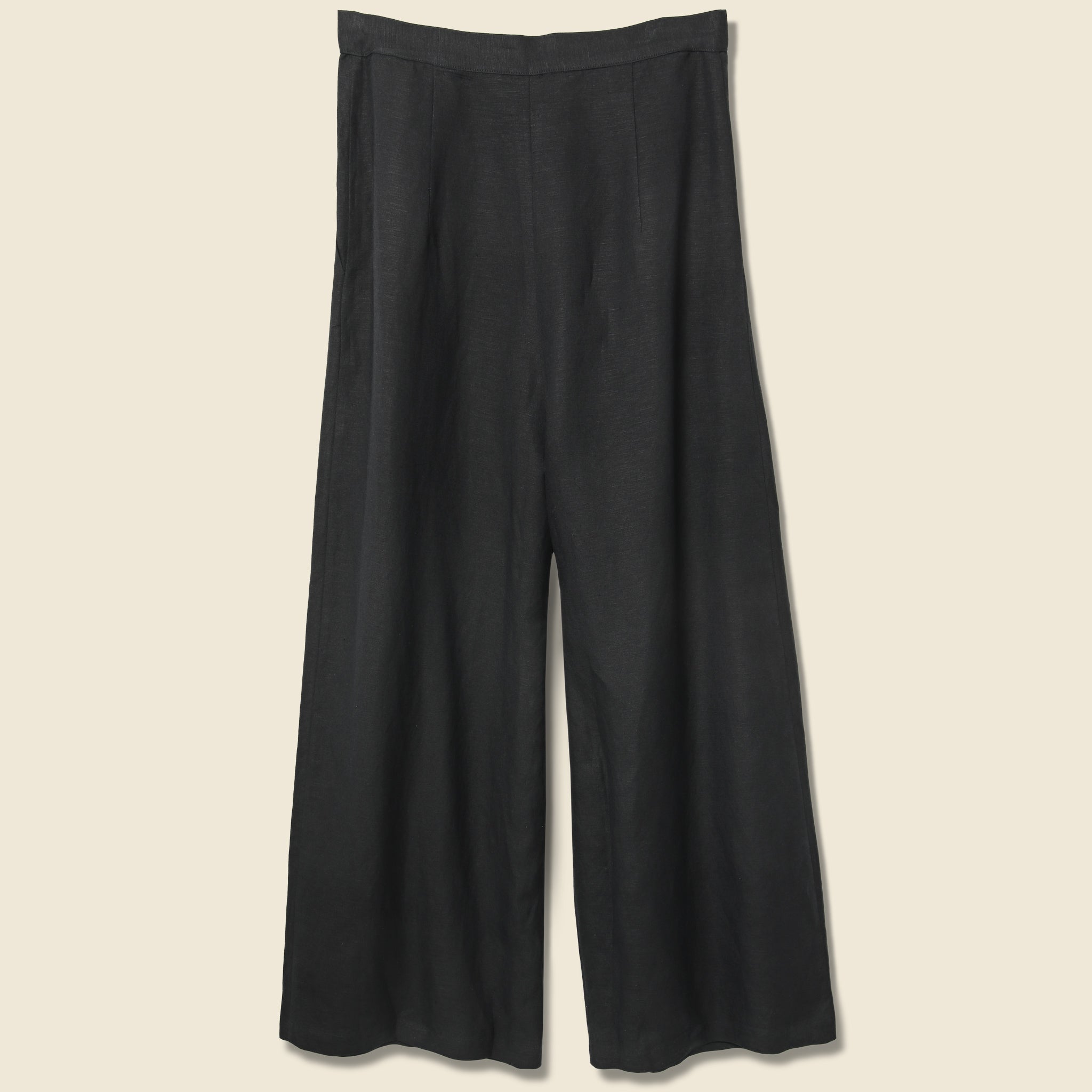 
                          Pleated Trouser - Black - First Rite - STAG Provisions - W - Pants - Twill
                        