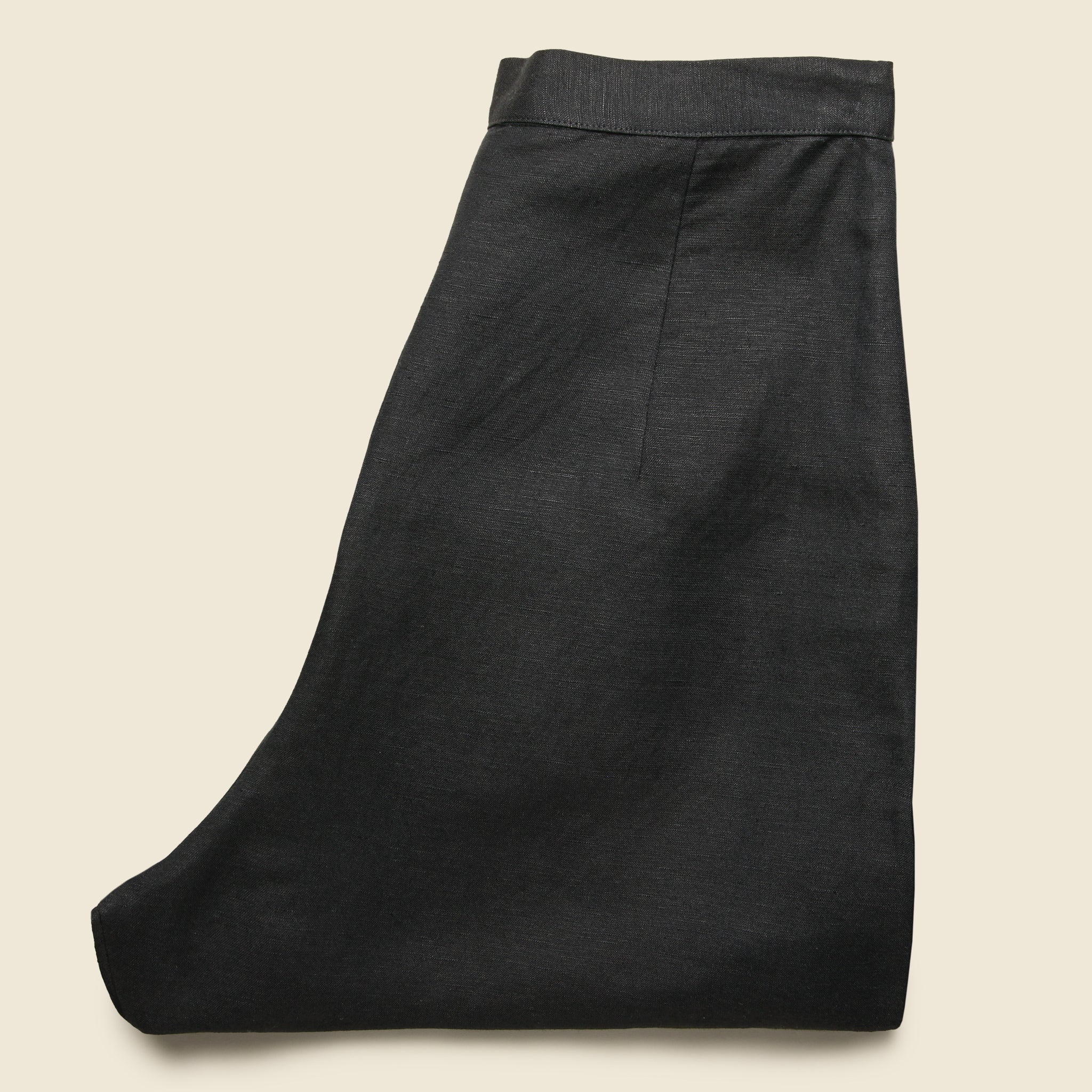 
                          Pleated Trouser - Black - First Rite - STAG Provisions - W - Pants - Twill
                        