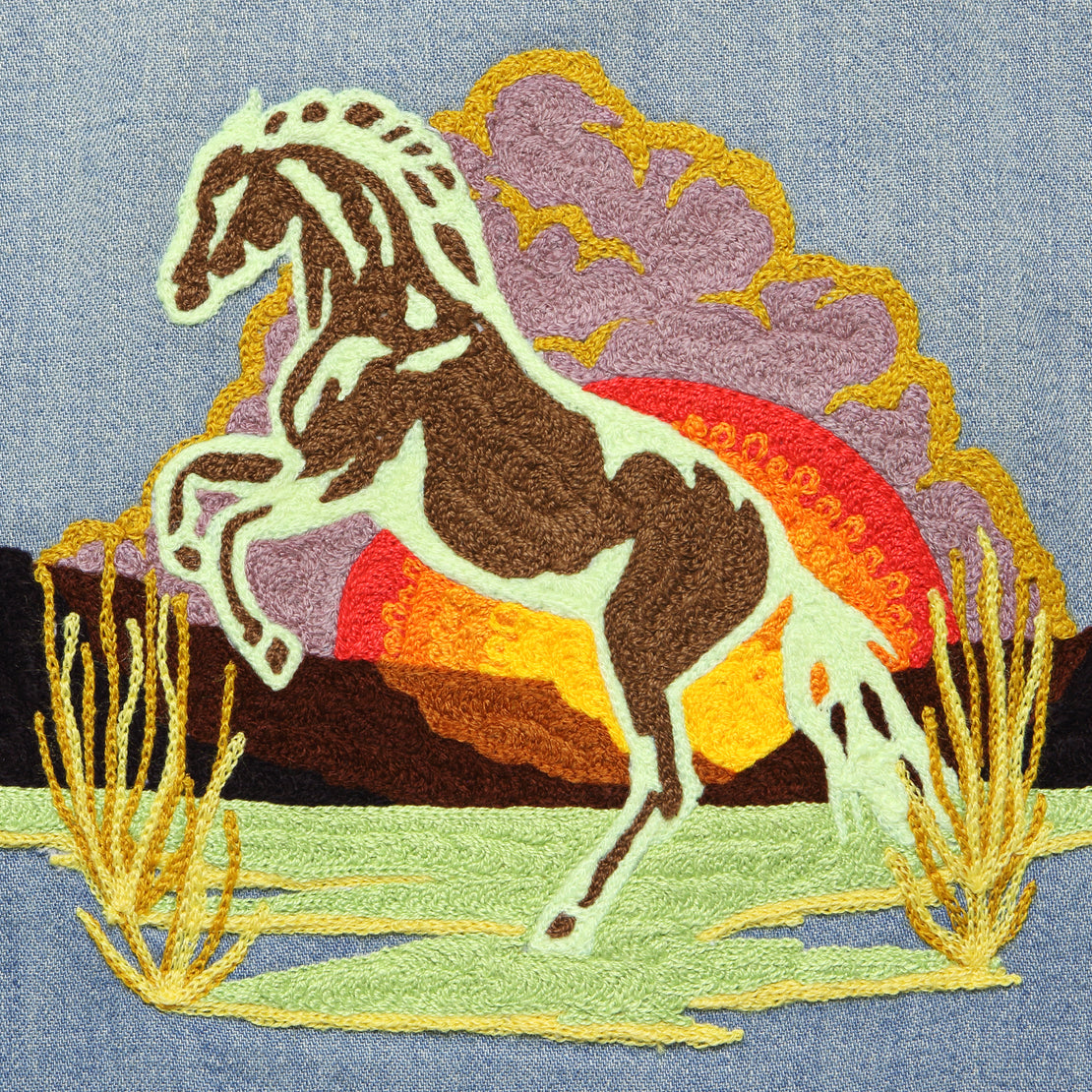 Horseshoe & Stallion Western Shirt - Fort Lonesome - STAG Provisions - Tops - L/S Woven - Other Pattern
