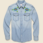Eye Flowers Western Shirt - Fort Lonesome - STAG Provisions - Tops - L/S Woven - Other Pattern