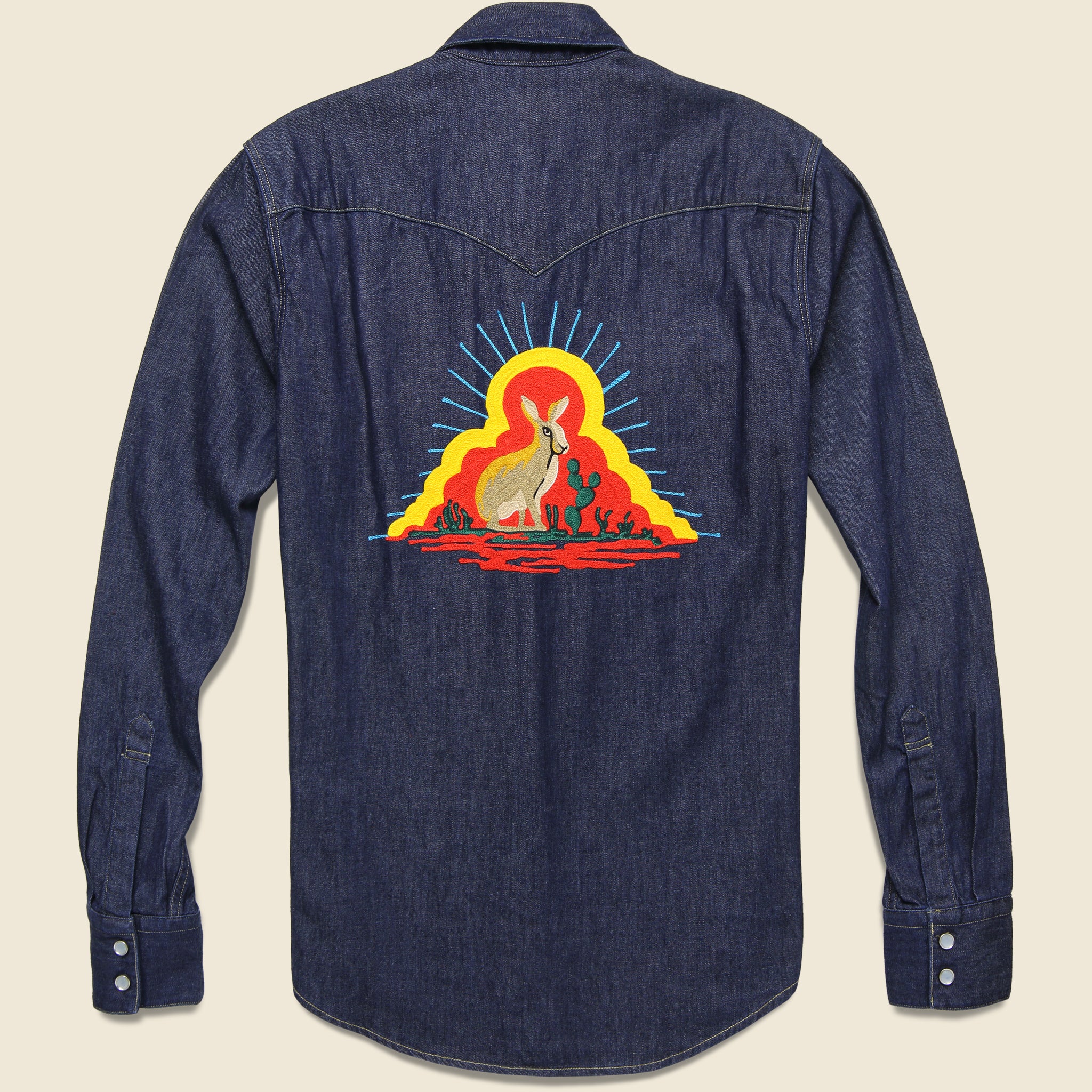 Desert Hare Western Shirt - Fort Lonesome - STAG Provisions - Tops - L/S Woven - Other Pattern