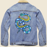 Snake Sunset Trucker - Fort Lonesome - STAG Provisions - Outerwear - Coat / Jacket