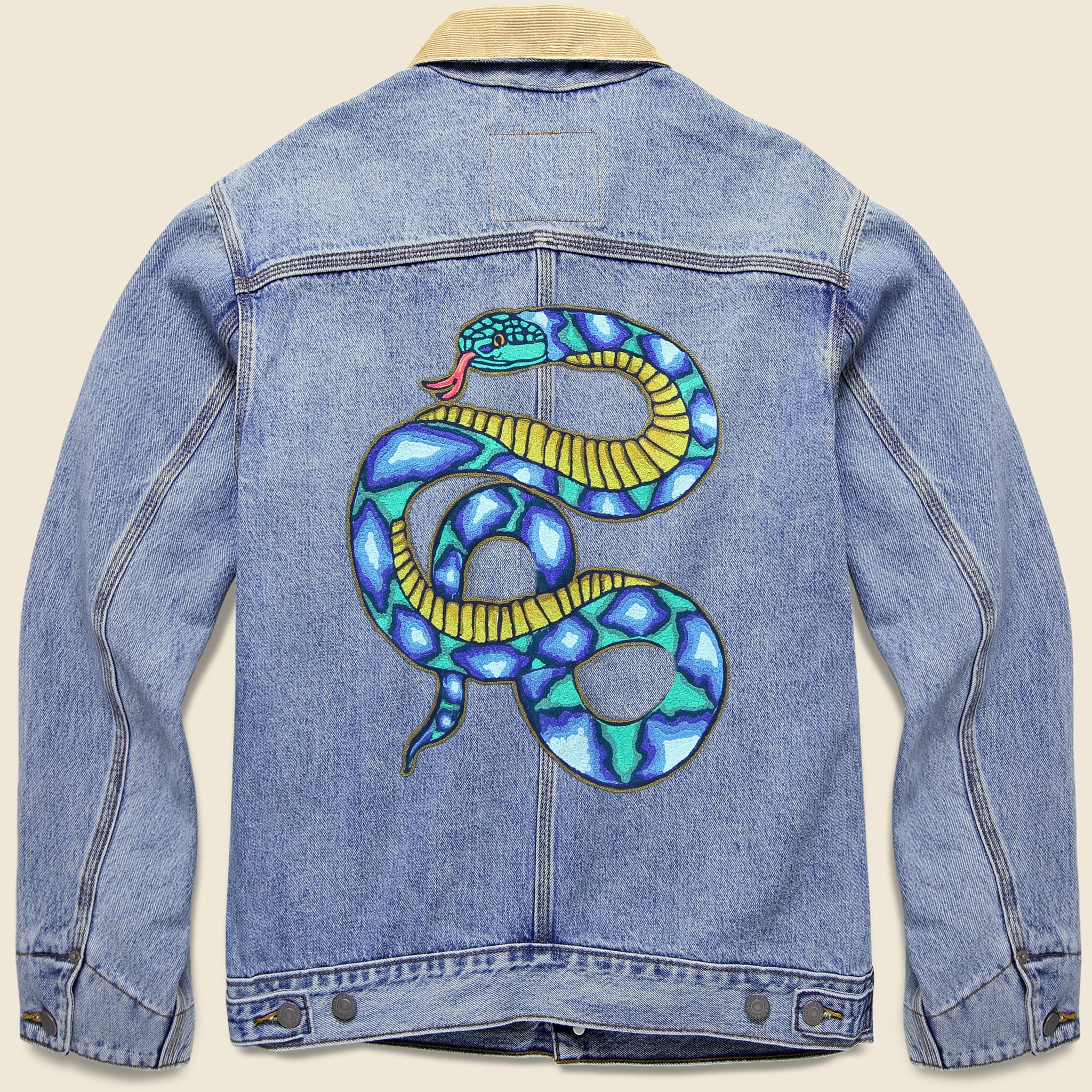 Snake Sunset Trucker - Fort Lonesome - STAG Provisions - Outerwear - Coat / Jacket