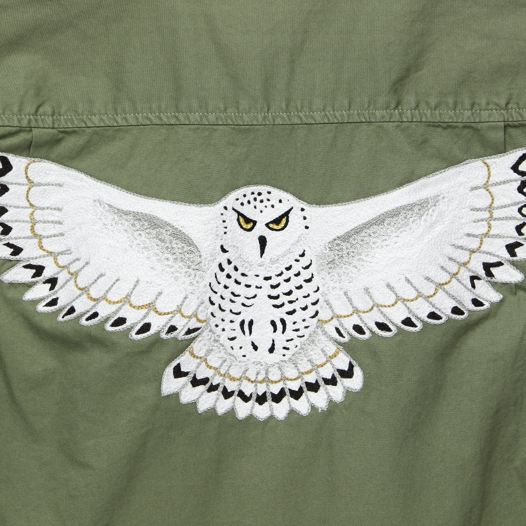 Twill Camp Shirt - Owl - Fort Lonesome - STAG Provisions - Tops - S/S Woven - Other Pattern