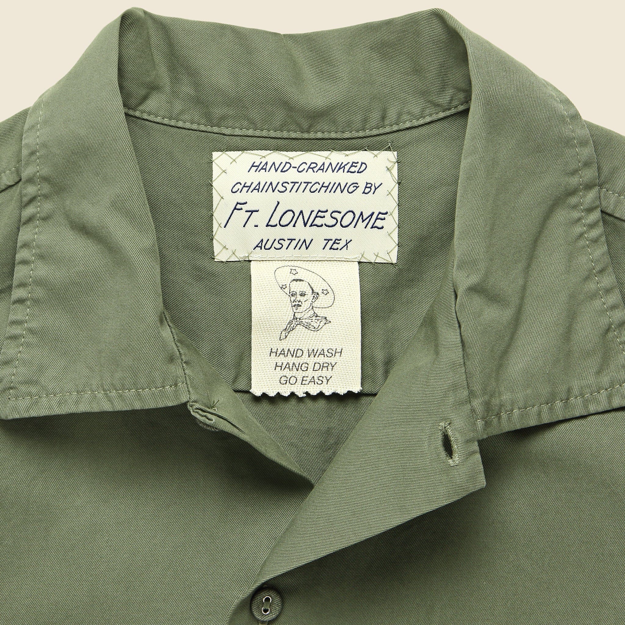 Twill Camp Shirt - Owl - Fort Lonesome - STAG Provisions - Tops - S/S Woven - Other Pattern