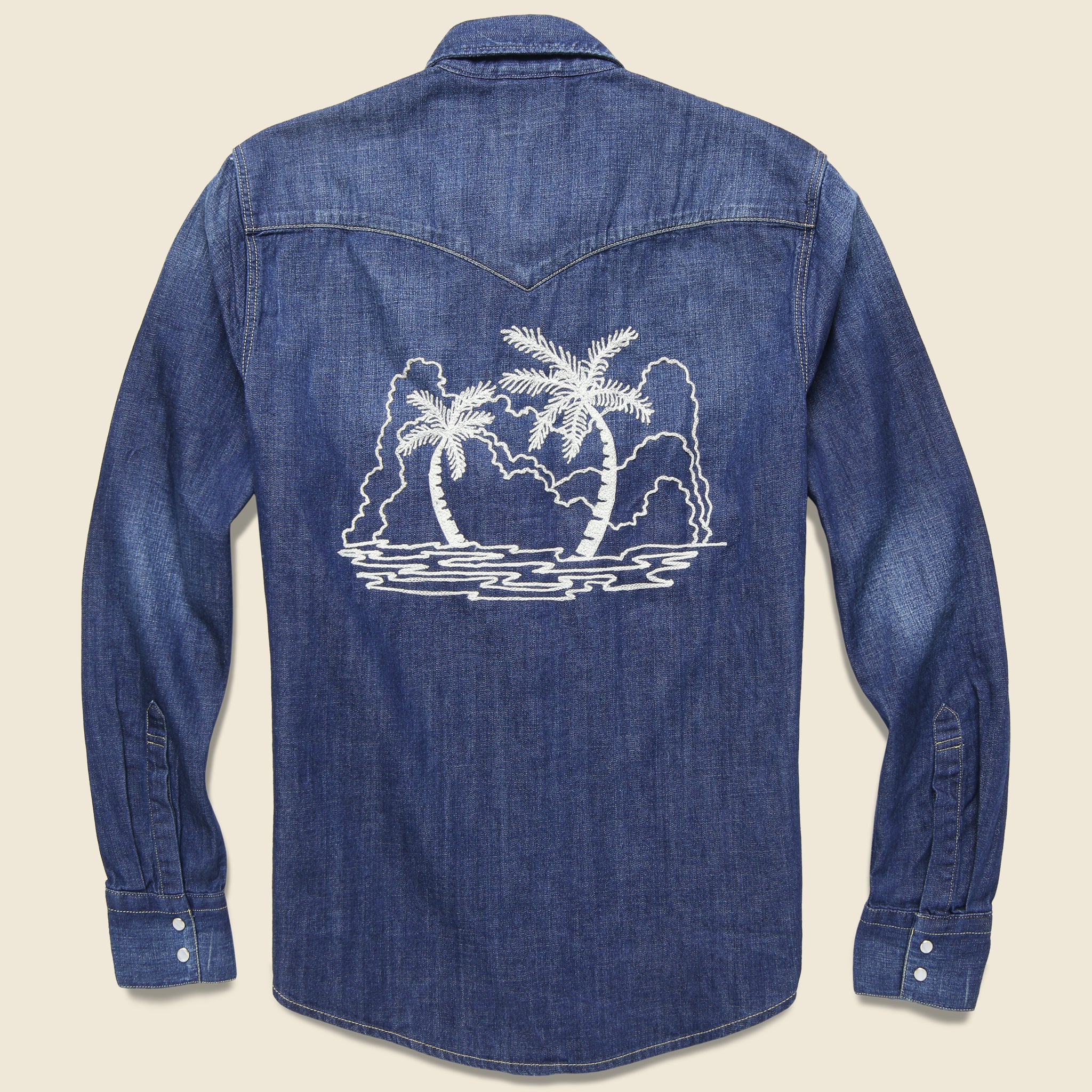 Levi's Barstow Western - Palm Trees - Fort Lonesome - STAG Provisions - Tops - L/S Woven - Other Pattern