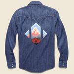 Levi's Barstow Western - Clouds - Fort Lonesome - STAG Provisions - Tops - L/S Woven - Other Pattern