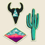 Patch Set - Desert Trio - Fort Lonesome - STAG Provisions - Accessories - Patches