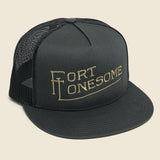 Embroidered Trucker Hat - Charcoal - Fort Lonesome - STAG Provisions - Accessories - Hats