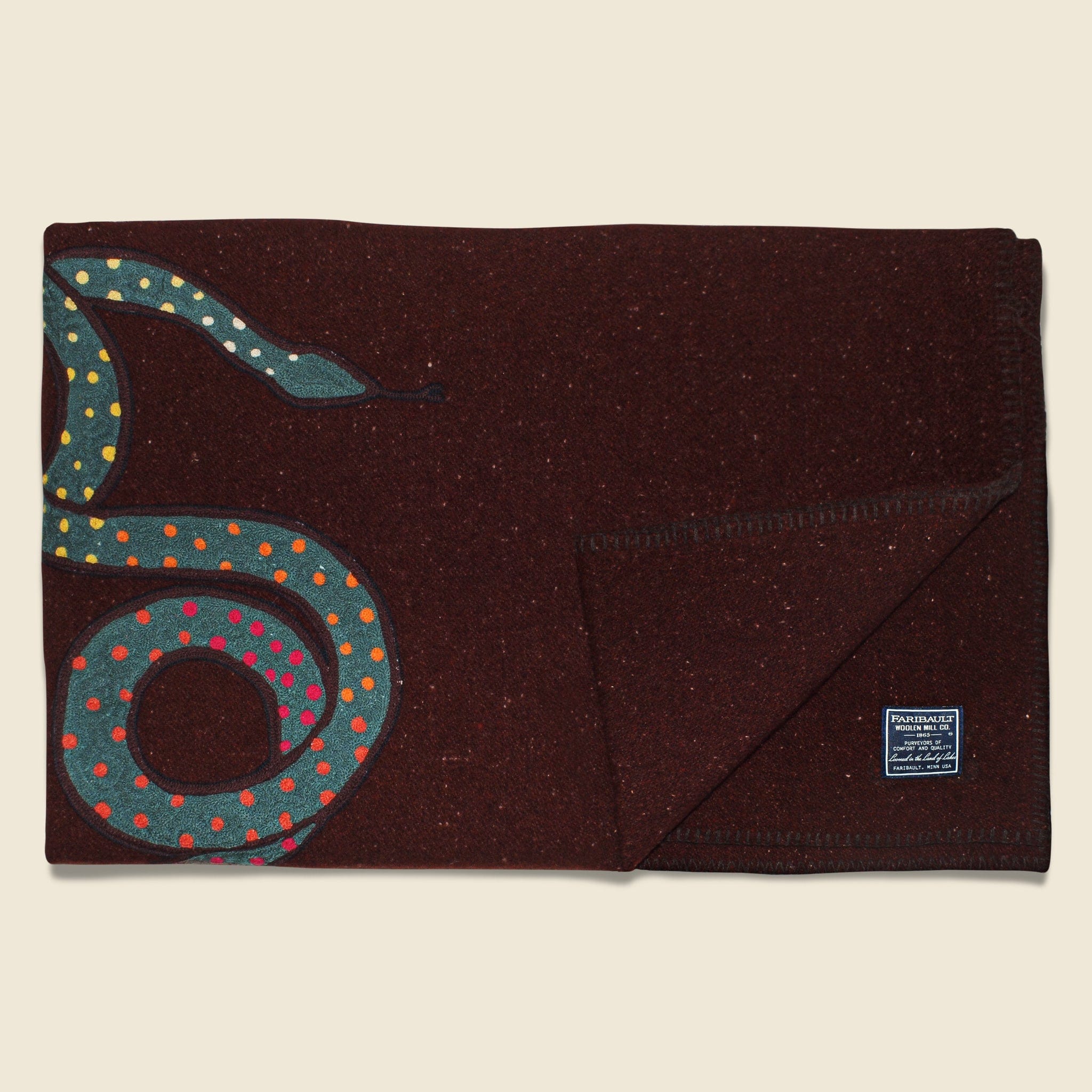 
                          Wool Utility Blanket - United Snakes, Red - Fort Lonesome - STAG Provisions - Gift - Blankets
                        