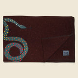 Wool Utility Blanket - United Snakes, Red - Fort Lonesome - STAG Provisions - Gift - Blankets