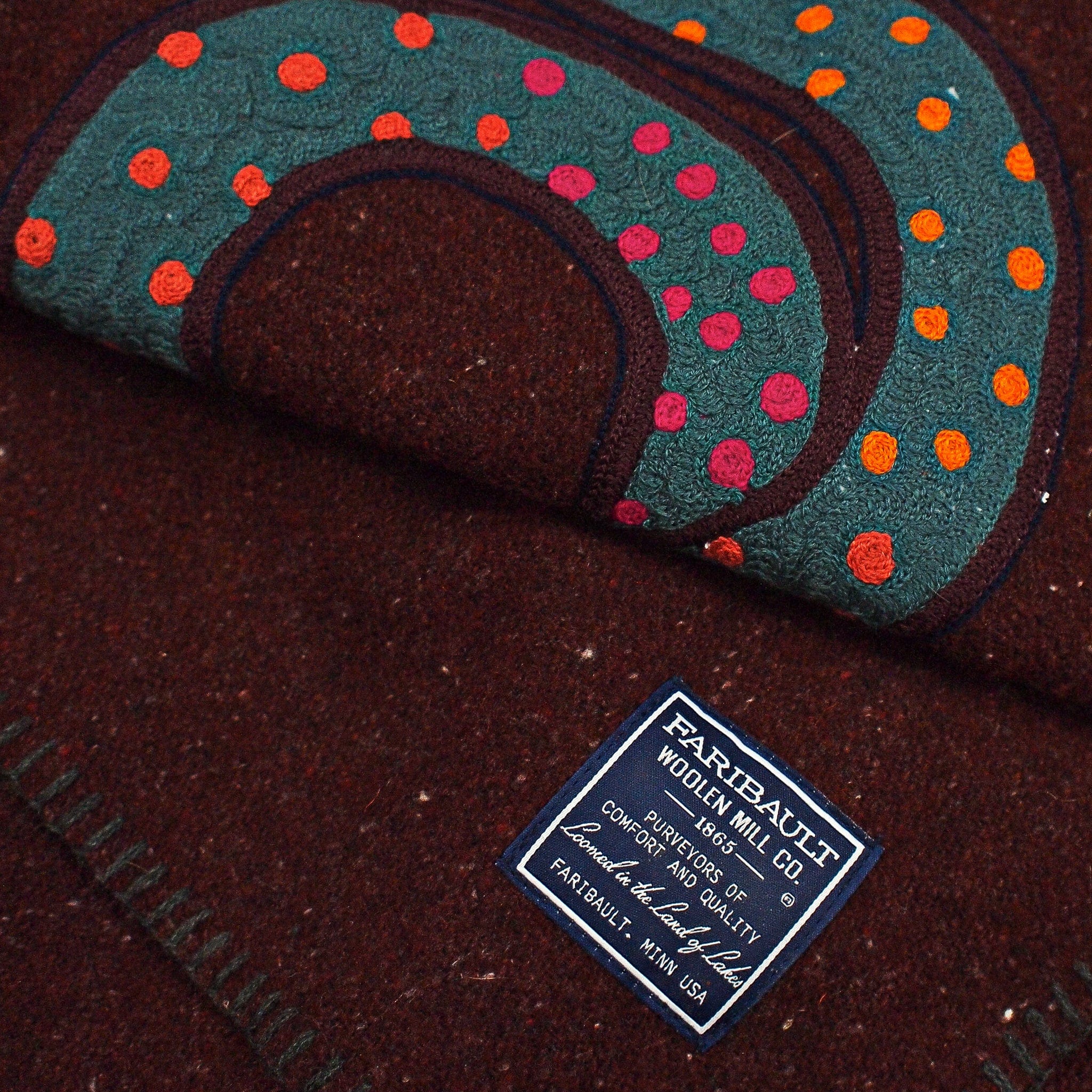 Wool Utility Blanket - United Snakes, Red - Fort Lonesome - STAG Provisions - Gift - Blankets