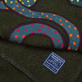 Wool Utility Blanket - United Snakes, Olive - Fort Lonesome - STAG Provisions - Gift - Blankets