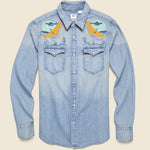 Barstow Western Shirt - Snake Hawk - Fort Lonesome - STAG Provisions - Tops - L/S Woven - Other Pattern