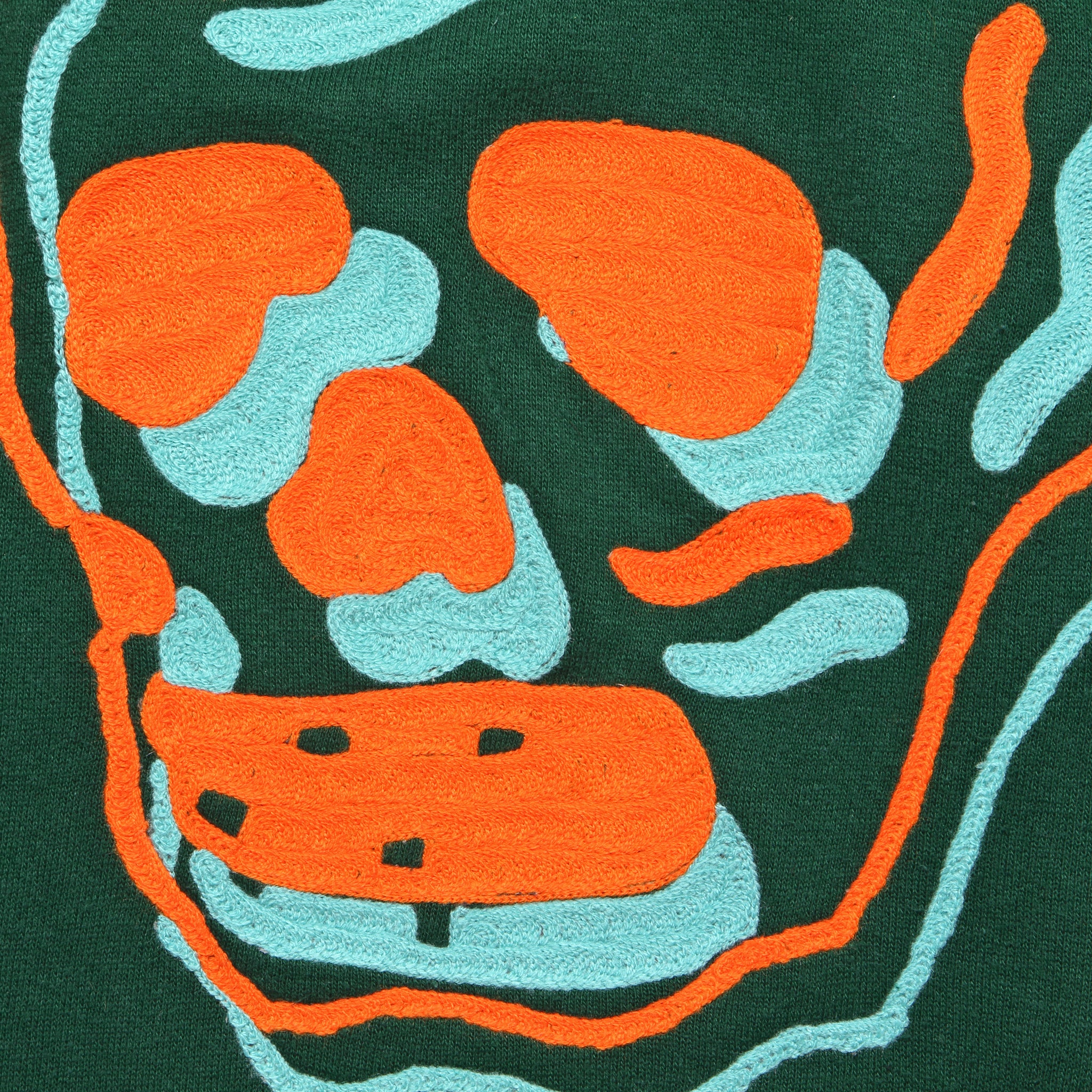 Green Skulls Sweatshirt - Fort Lonesome - STAG Provisions - Tops - Fleece / Sweatshirt
