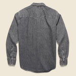 Ft. Lonesome x STAG Poppies Denim Western Shirt - Fort Lonesome - STAG Provisions - Tops - L/S Woven - Other Pattern