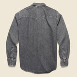 Ft. Lonesome x STAG Poppies Denim Western Shirt - Fort Lonesome - STAG Provisions - Tops - L/S Woven - Other Pattern
