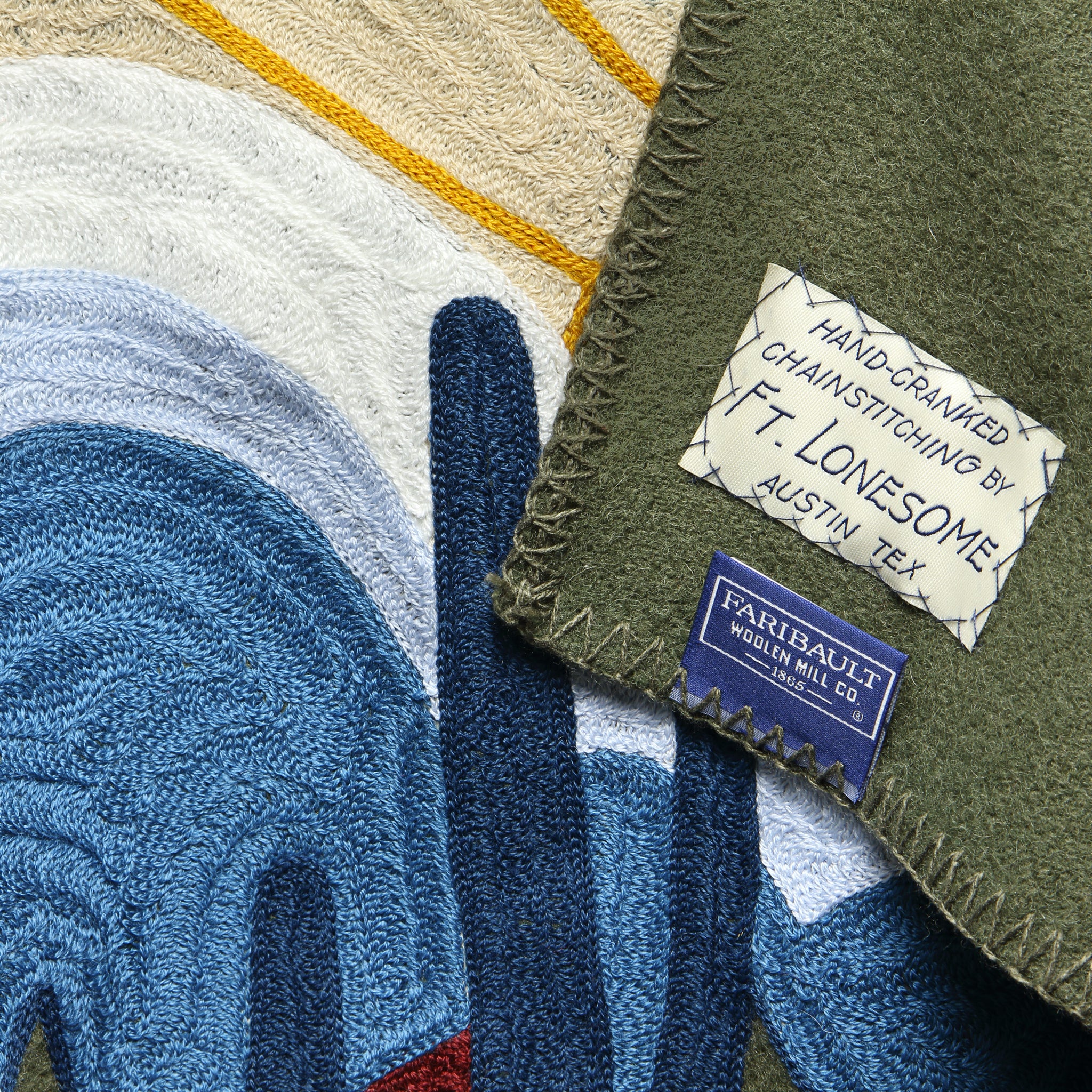 
                          Desert Thunderbird Large Wool Blanket - Olive - Fort Lonesome - STAG Provisions - Gift - Blankets
                        