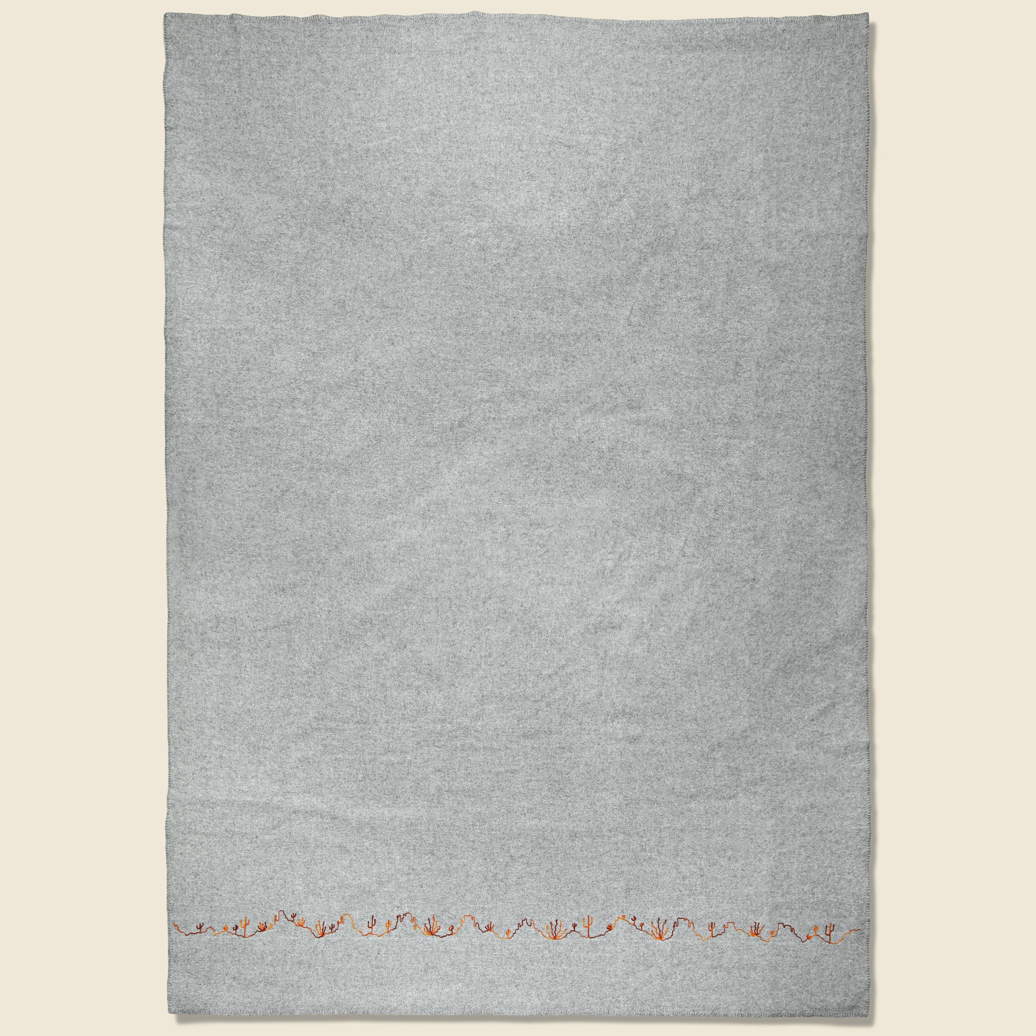 Large Wool Blanket - Desert Landscape - Fort Lonesome - STAG Provisions - Gift - Blankets