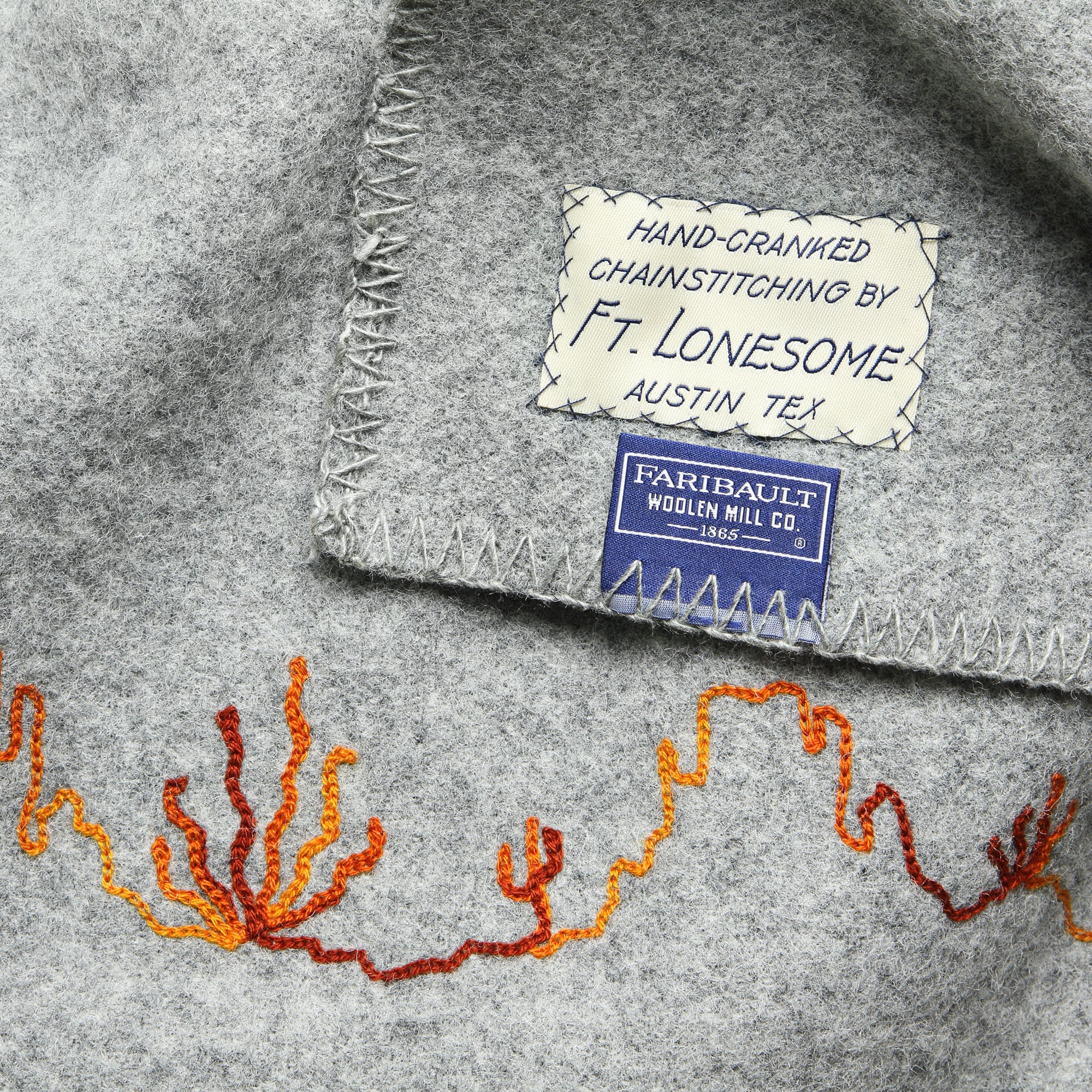 Large Wool Blanket - Desert Landscape - Fort Lonesome - STAG Provisions - Gift - Blankets