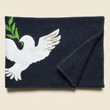 Peace Dove Small Utility Blanket - Navy - Fort Lonesome - STAG Provisions - Gift - Blankets
